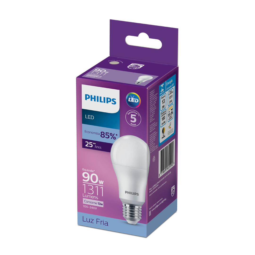 Foco LED Philips 13W luz fría