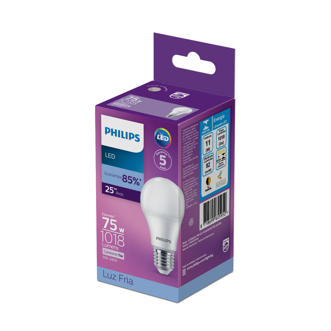 Foco LED Philips 11W luz fría